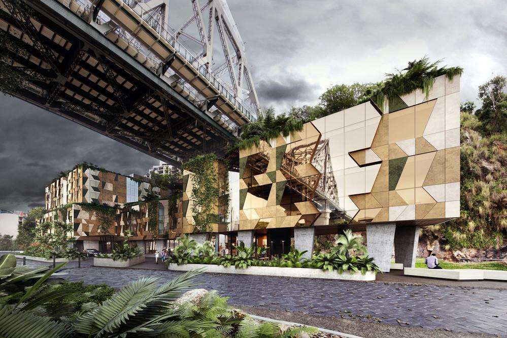 Crystalbrook Vincent Hotel Brisbane Eksteriør billede The proposed station