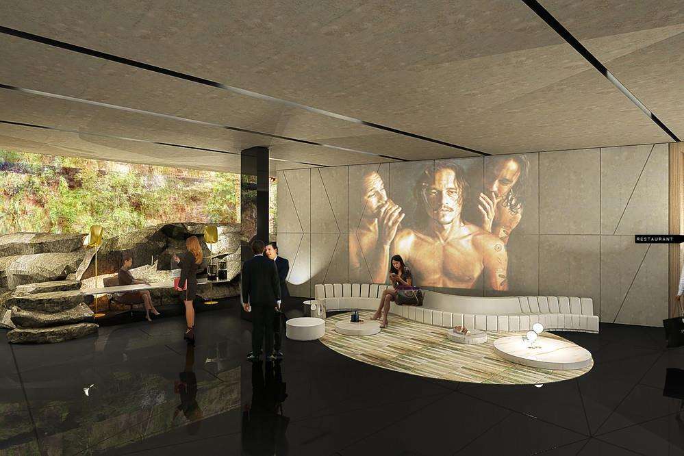 Crystalbrook Vincent Hotel Brisbane Interiør billede The lobby