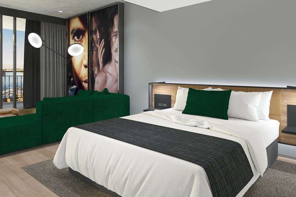 Crystalbrook Vincent Hotel Brisbane Værelse billede A bedroom at the hotel